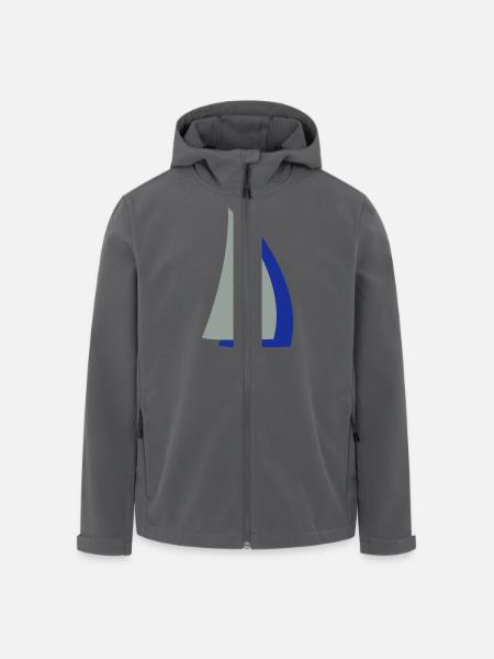segeln - Recycelte Männer Softshell-Jacke von Stanley/Stella - Schwarz