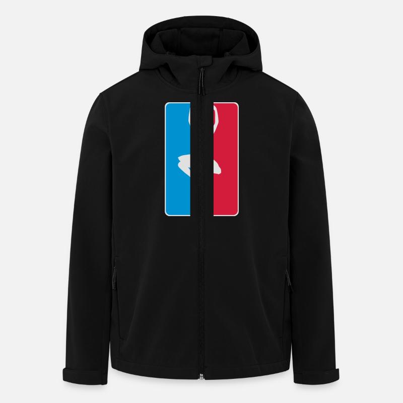 Ballett Silhouette - Recycelte Männer Softshell-Jacke von Stanley/Stella - Schwarz