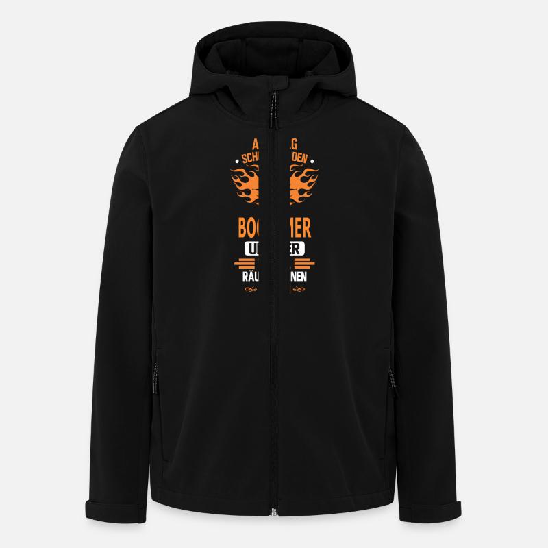 BOCHUMER - Recycelte Männer Softshell-Jacke von Stanley/Stella - Schwarz