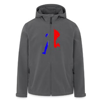 joueur de foot france - Veste softshell homme en polyester recyclé Stanley/Stella - noir - Devant - AI Model Male 185 light (185cm)