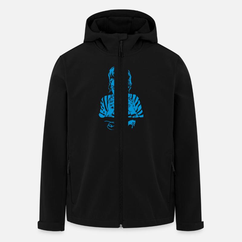 Colt Tattoo Lips - Recycelte Männer Softshell-Jacke von Stanley/Stella - Schwarz