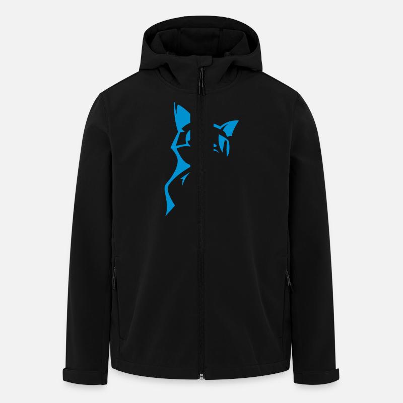 Cool Cat - Men’s Recycled Softshell Jacket by Stanley/Stella - black