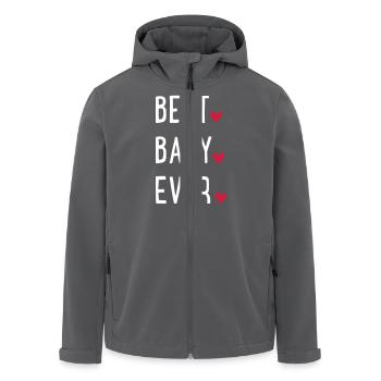 Best baby - Men’s Recycled Softshell Jacket by Stanley/Stella - anthracite - Front - AI Model Male 185 light (185cm)