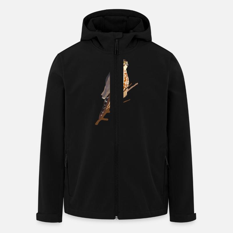 Merlin - Recycelte Männer Softshell-Jacke von Stanley/Stella - Schwarz