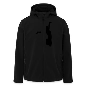 Trampoline - Veste softshell homme en polyester recyclé Stanley/Stella - noir - Devant - AI Model Male 185 light (185cm)