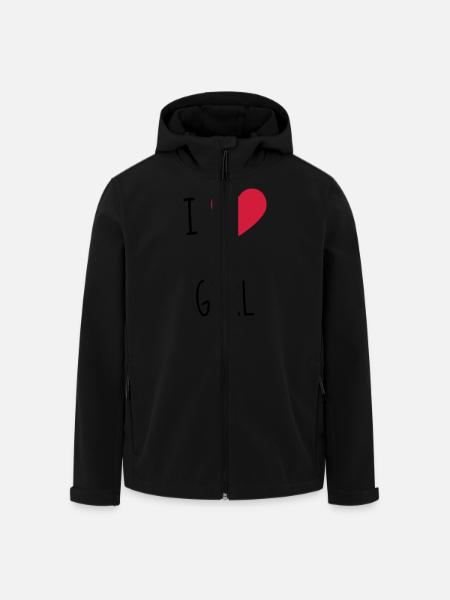 fille / fée / princesse / bébé - Veste softshell homme en polyester recyclé Stanley/Stella - noir