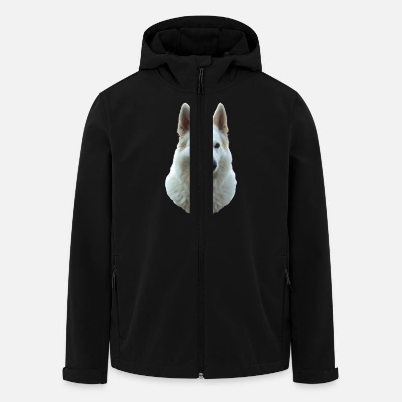 white Lady Portrait - Recycelte Männer Softshell-Jacke von Stanley/Stella - Schwarz