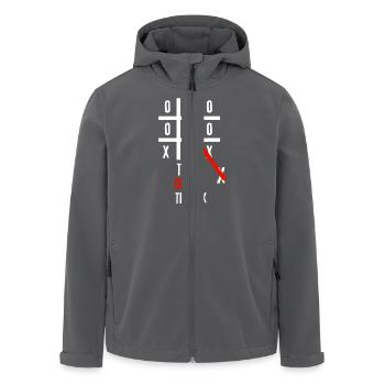 Sortez des sentiers battus - Veste softshell homme en polyester recyclé Stanley/Stella - noir - Devant - AI Model Male 185 light (185cm)