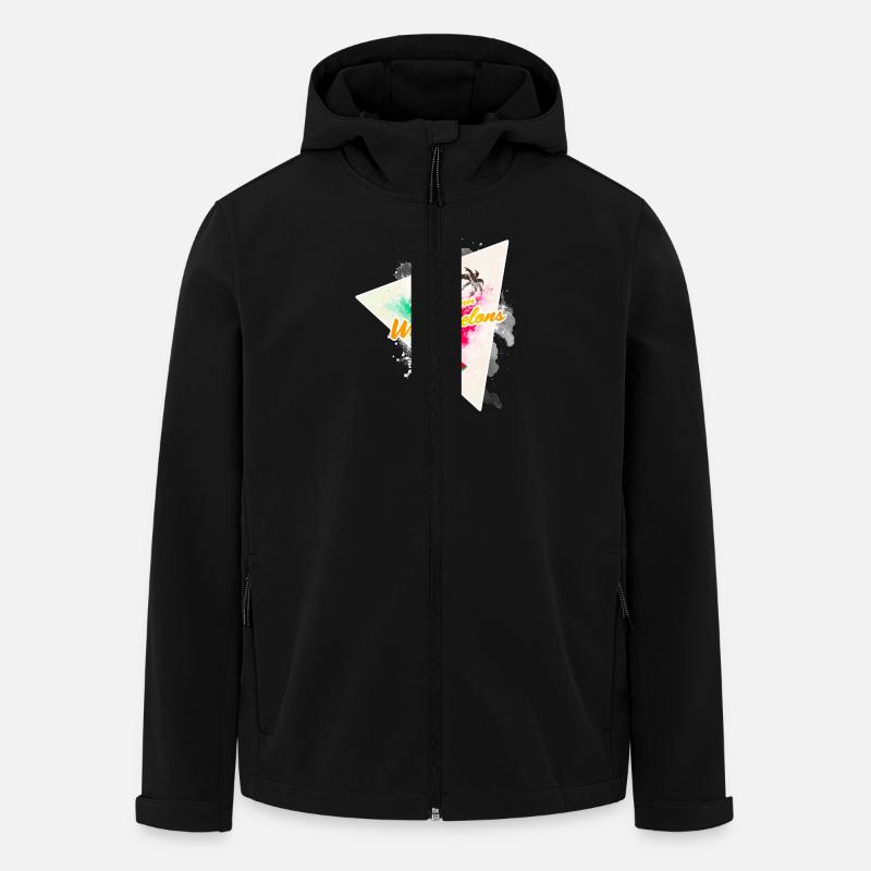 No Summer - Recycelte Männer Softshell-Jacke von Stanley/Stella - Schwarz
