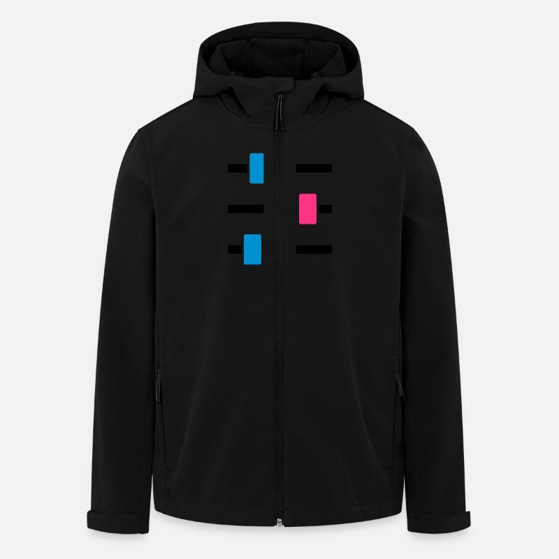 Mixer - Recycelte Männer Softshell-Jacke von Stanley/Stella - Schwarz