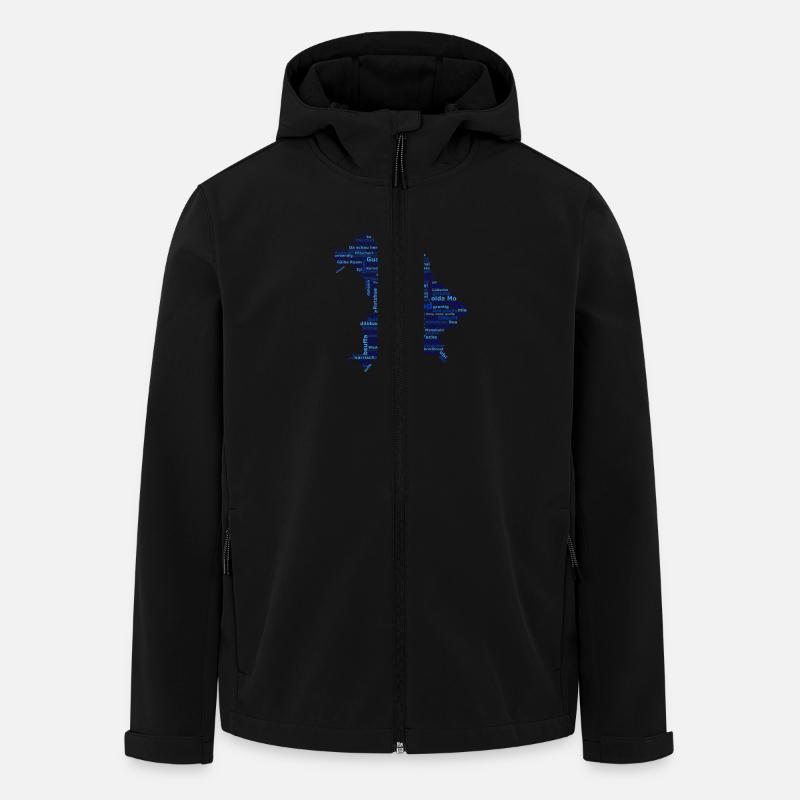 Bayern bayrisch - Recycelte Männer Softshell-Jacke von Stanley/Stella - Schwarz