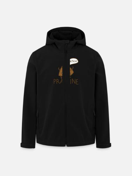 Praline - Recycelte Männer Softshell-Jacke von Stanley/Stella - Schwarz