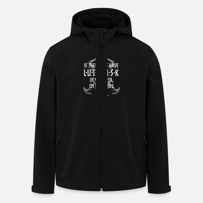 Lutefisk in Valhalla - Men’s Recycled Softshell Jacket by Stanley/Stella - black