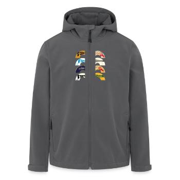 Studio One Reggae T-Shirt - Men’s Recycled Softshell Jacket by Stanley/Stella - black - Front - AI Model Male 185 light (185cm)