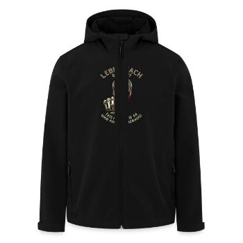 Skull nach dem Tod Fass meine BMW an RAHMENLOS - Recycelte Männer Softshell-Jacke von Stanley/Stella - Schwarz - Vorne - AI Model Male 185 light (185cm)