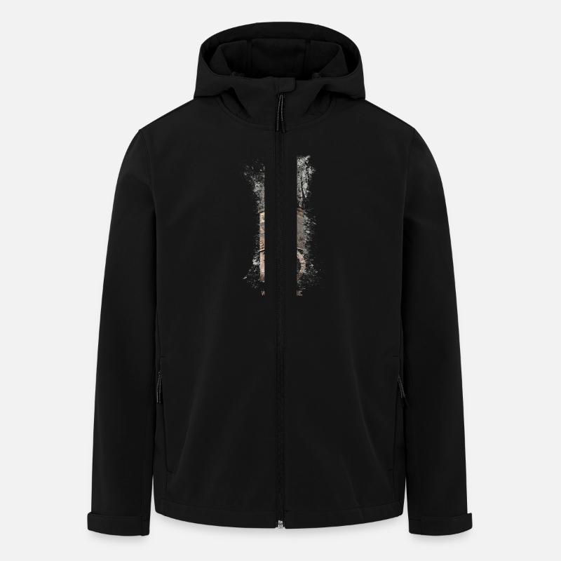 home dom magdeburg md - Recycelte Männer Softshell-Jacke von Stanley/Stella - Schwarz