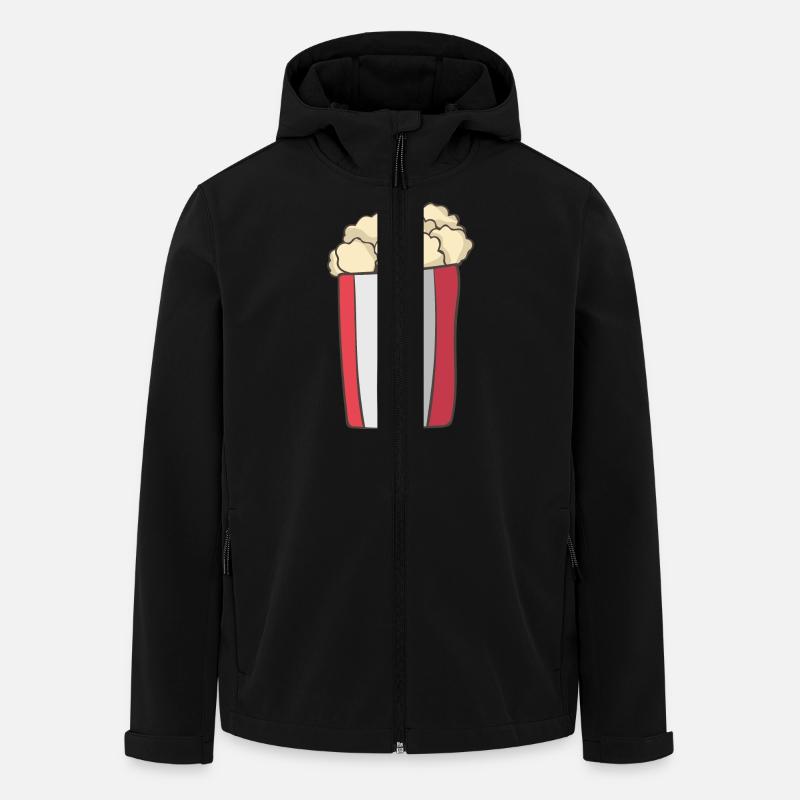 Popcorn - Men’s Recycled Softshell Jacket by Stanley/Stella - black