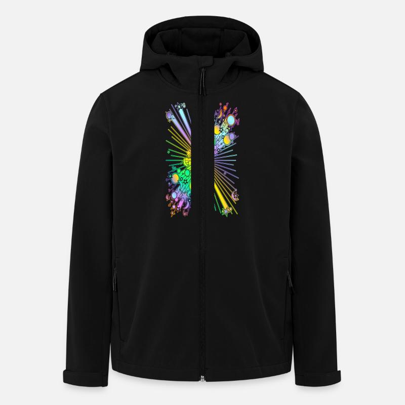 NEW UNIVERSE - Recycelte Männer Softshell-Jacke von Stanley/Stella - Schwarz
