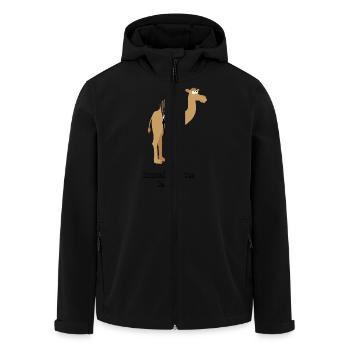 Dromadus Kitus Dakhla - Veste softshell homme en polyester recyclé Stanley/Stella - noir - Devant - AI Model Male 185 light (185cm)