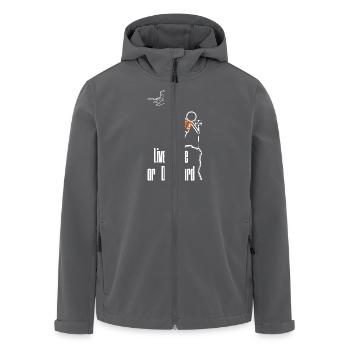 Surveyor Adventure - Men’s Recycled Softshell Jacket by Stanley/Stella - black - Front - AI Model Male 185 light (185cm)