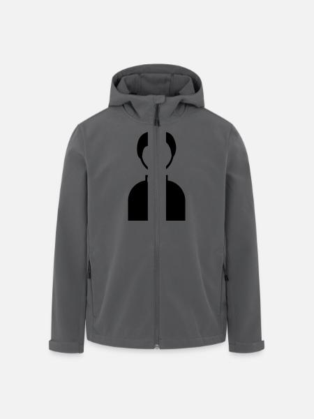 Pasteur - Veste softshell homme en polyester recyclé Stanley/Stella - noir