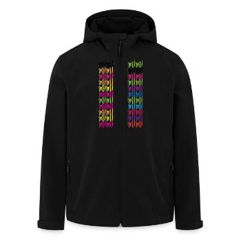 Mimimimimi - Recycelte Männer Softshell-Jacke von Stanley/Stella - Schwarz - Vorne - AI Model Male 185 light (185cm)