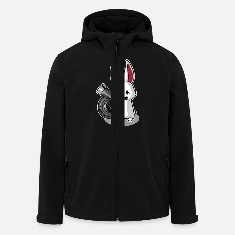 Piston malt - Men’s Recycled Softshell Jacket by Stanley/Stella - black