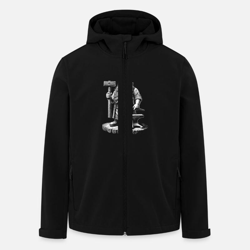 Blacksmith - Men’s Recycled Softshell Jacket by Stanley/Stella - black