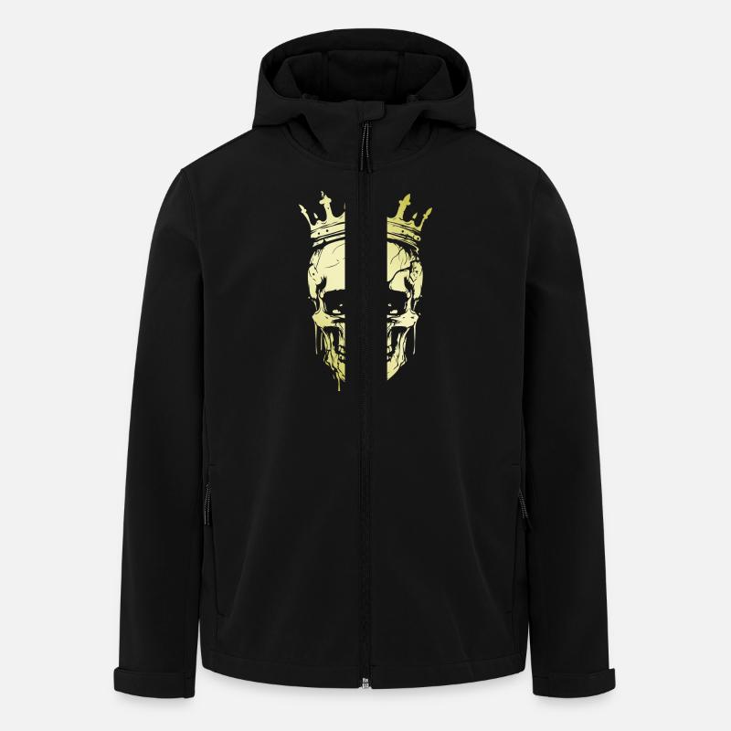 King Skull Crown - Men’s Recycled Softshell Jacket by Stanley/Stella - black