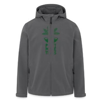 plantmoretrees - Recycelte Männer Softshell-Jacke von Stanley/Stella - Schwarz - Vorne - AI Model Male 185 light (185cm)