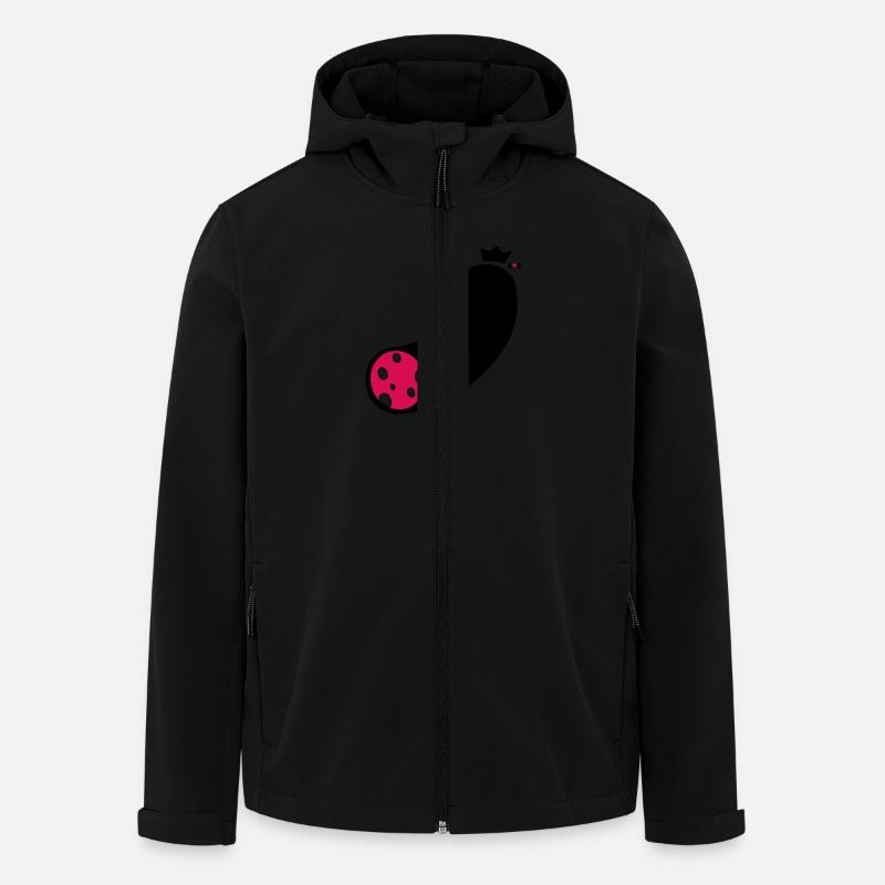 wurst - Recycelte Männer Softshell-Jacke von Stanley/Stella - Schwarz