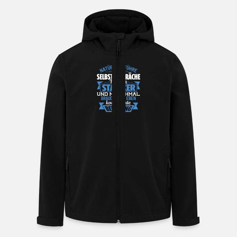 STATIKER - KOMPETENTE BERATUNG - Recycelte Männer Softshell-Jacke von Stanley/Stella - Schwarz