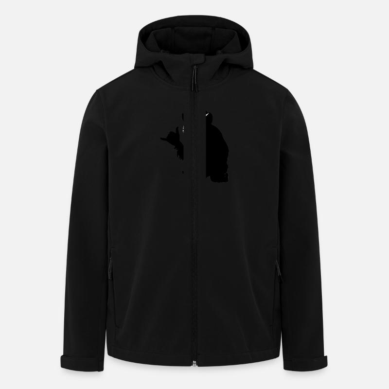 monkey - Recycelte Männer Softshell-Jacke Discoverer von Stanley/Stella - Schwarz