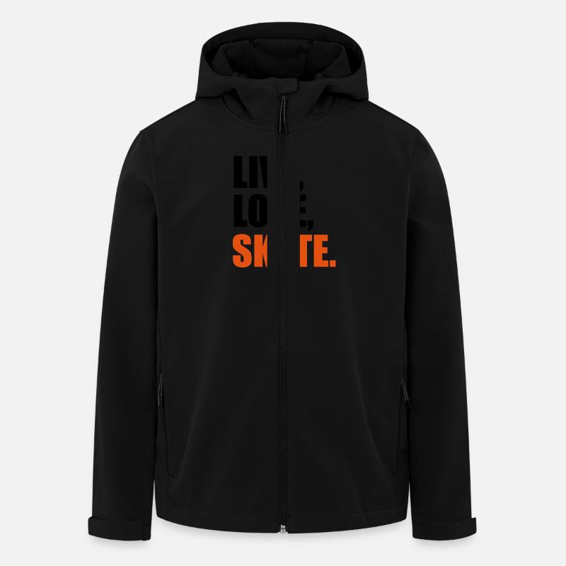 skate - Recycelte Männer Softshell-Jacke von Stanley/Stella - Schwarz