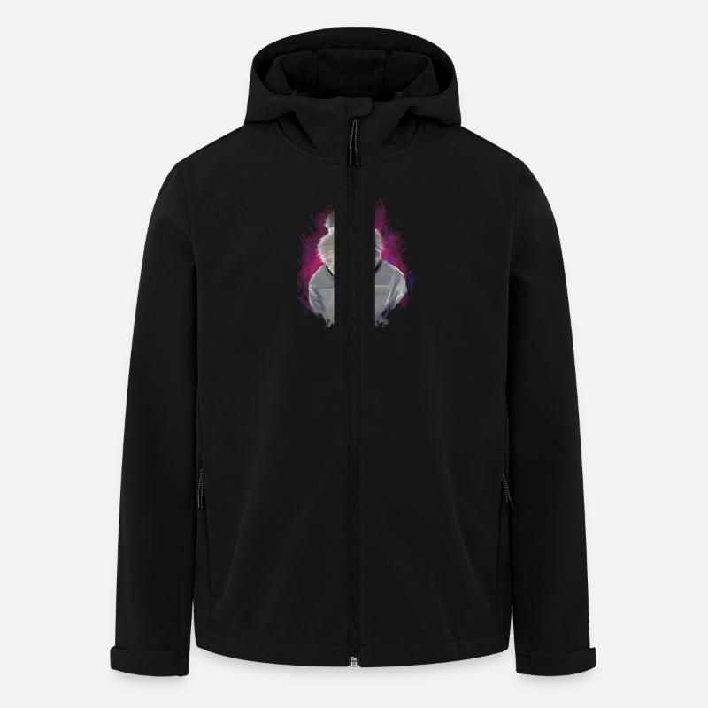 Mandrill - Recycelte Männer Softshell-Jacke von Stanley/Stella - Schwarz