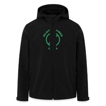 gluten-free club green - Recycelte Männer Softshell-Jacke von Stanley/Stella - Schwarz - Vorne - AI Model Male 185 light (185cm)