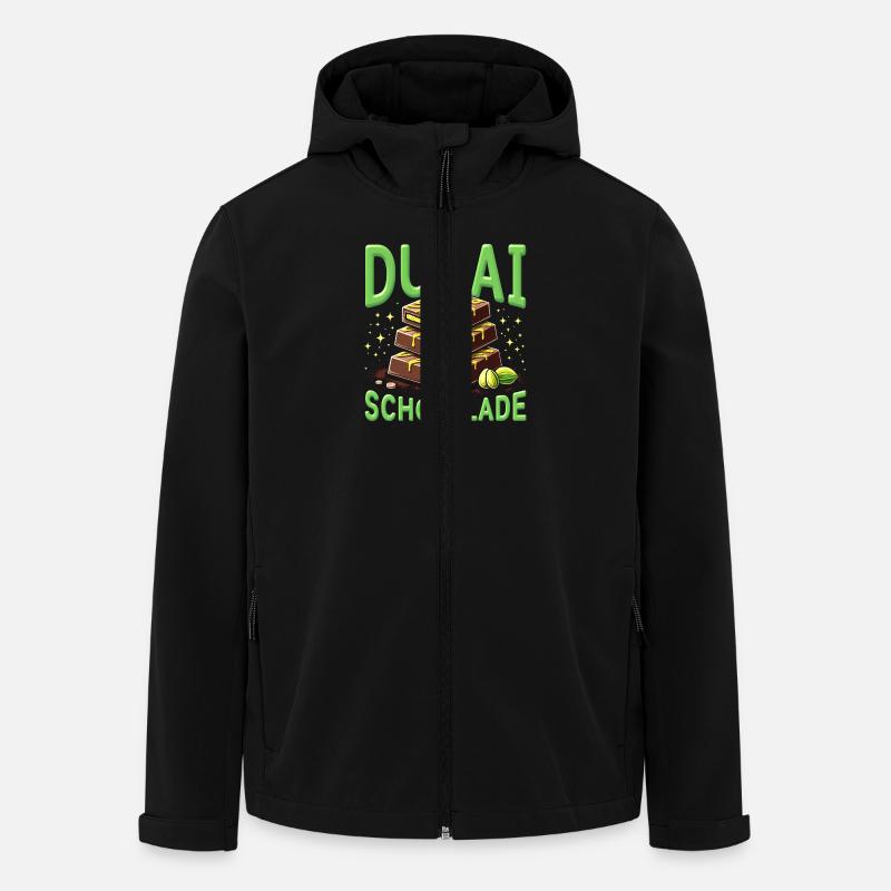 Dubai-Schokolade - Schokolade-Spass - Recycelte Männer Softshell-Jacke von Stanley/Stella - Schwarz