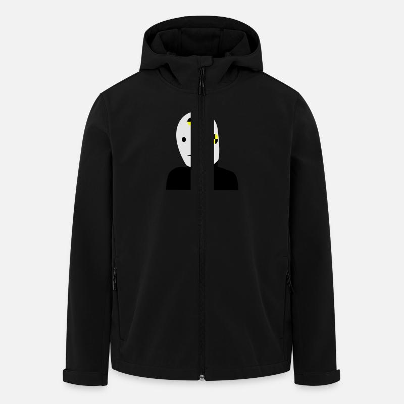 Dummy - Recycelte Männer Softshell-Jacke von Stanley/Stella - Schwarz