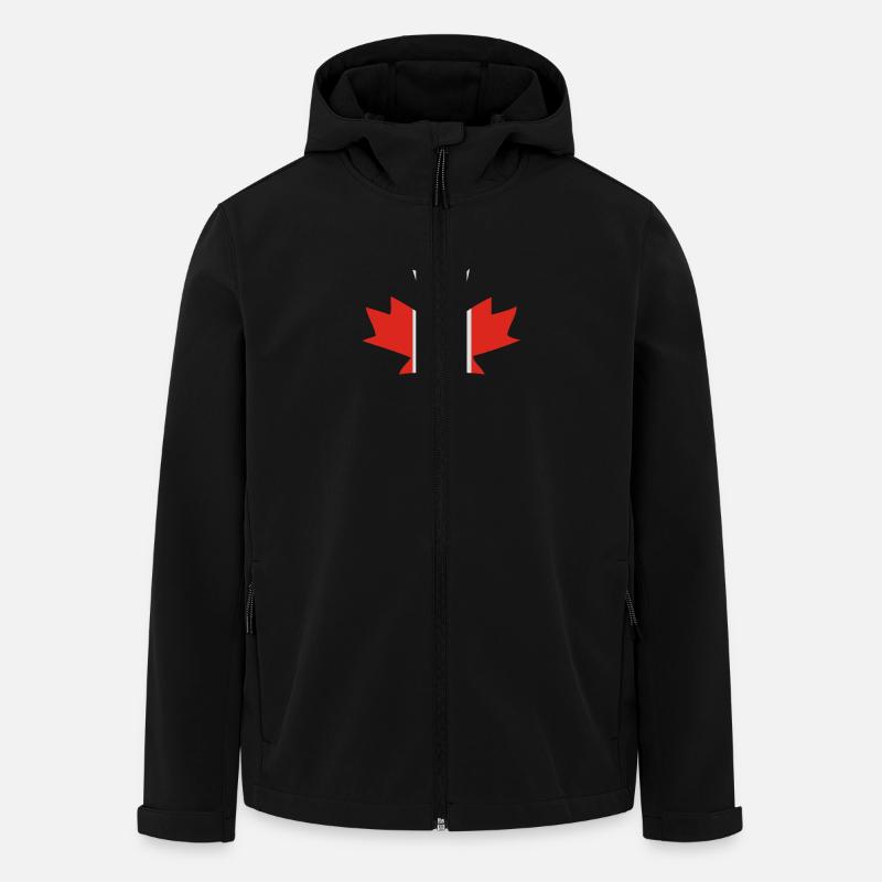 Canada - Recycelte Männer Softshell-Jacke von Stanley/Stella - Schwarz