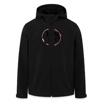 Du vin pas ? - Veste softshell homme en polyester recyclé Stanley/Stella - noir - Devant - AI Model Male 185 light (185cm)