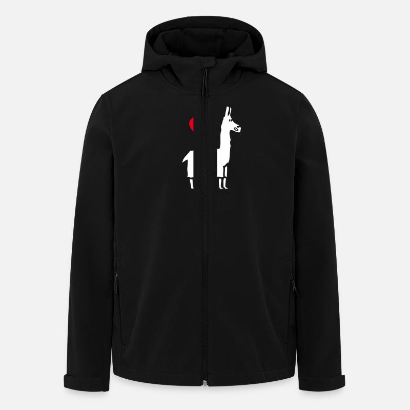 Serge Lama - Recycelte Männer Softshell-Jacke von Stanley/Stella - Schwarz