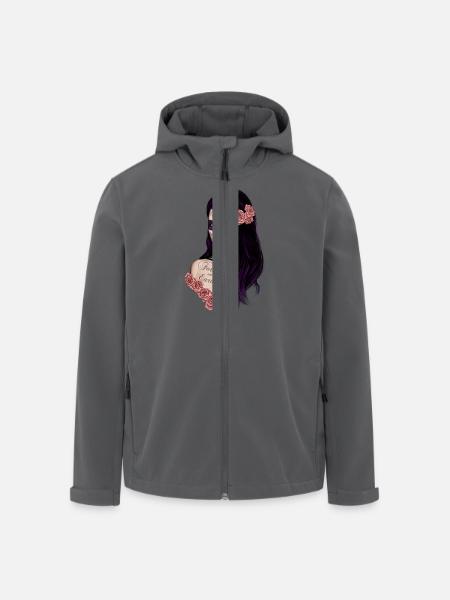 La Catrina dia dos muerto - Men’s Recycled Softshell Jacket by Stanley/Stella - black