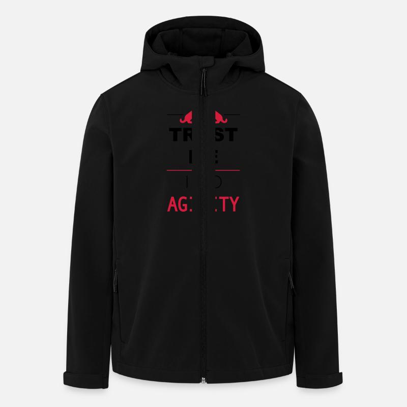 Trust me I do Agility - Men’s Recycled Softshell Jacket by Stanley/Stella - black