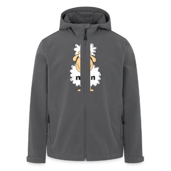 Schaaf Moin - Recycelte Männer Softshell-Jacke von Stanley/Stella - Anthrazit - Vorne - AI Model Male 185 light (185cm)