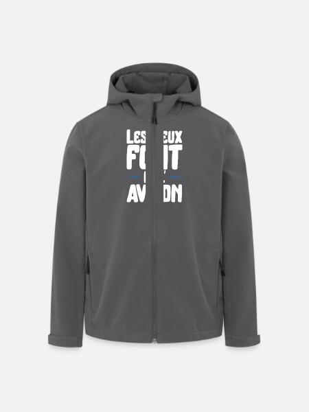 Les dieux aviron cadeau - Veste softshell homme en polyester recyclé Stanley/Stella - noir