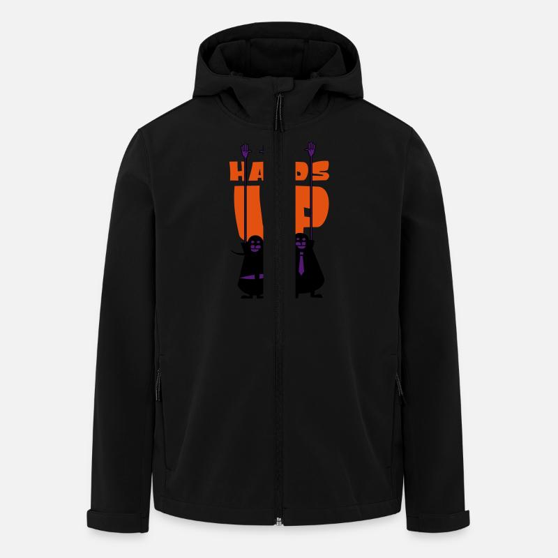 Hands-up - Men’s Recycled Softshell Jacket by Stanley/Stella - black