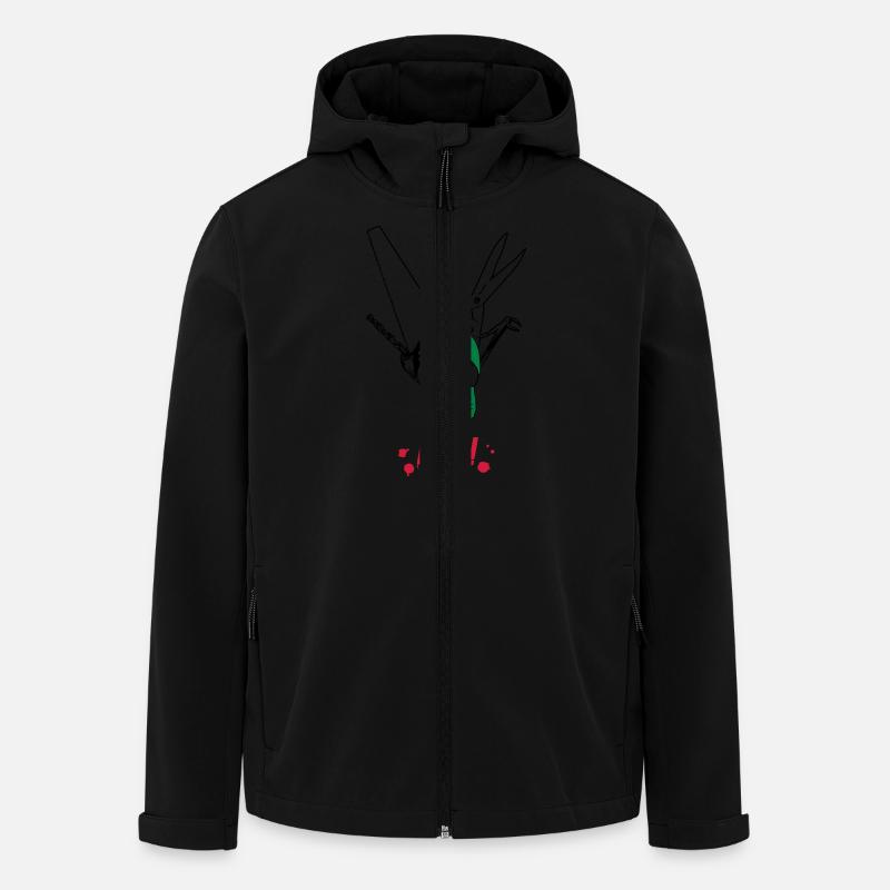 Chirurgien - Veste softshell homme en polyester recyclé Stanley/Stella - noir
