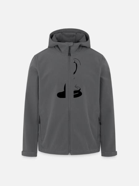 serpent - Veste softshell homme en polyester recyclé Stanley/Stella - noir