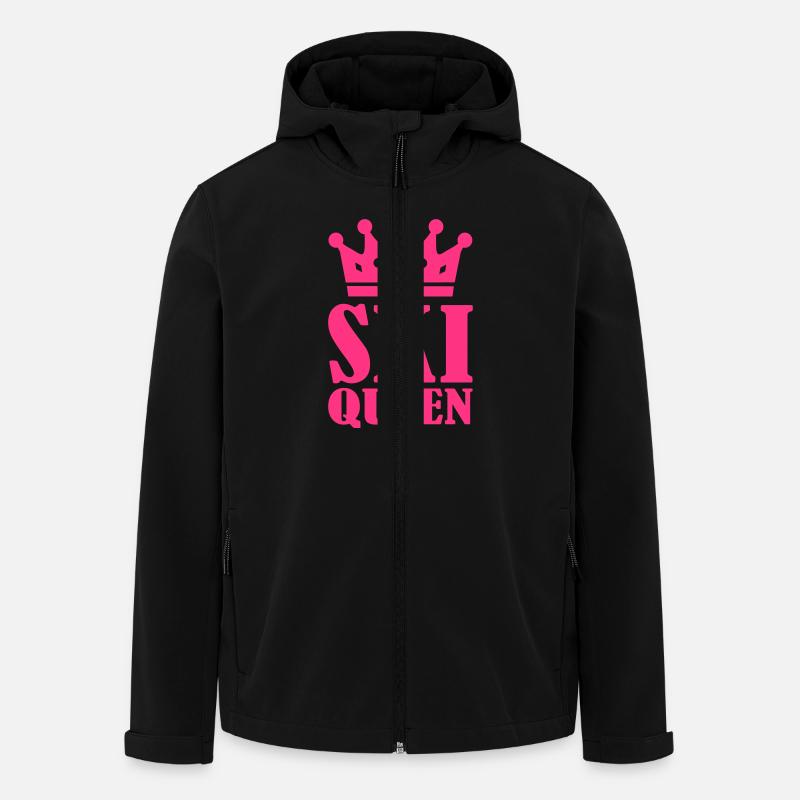 Ski Queen - Veste softshell homme en polyester recyclé Stanley/Stella - noir