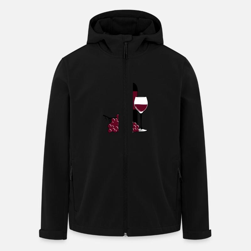 Wein - Men’s Recycled Softshell Jacket by Stanley/Stella - black